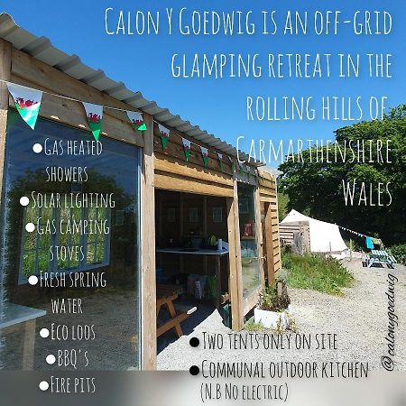 Hotel Calon Y Goedwig Glamping Llandovery Exterior foto